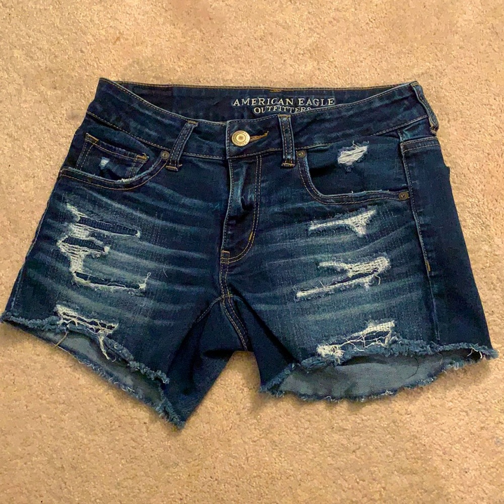 American eagle jean shorts